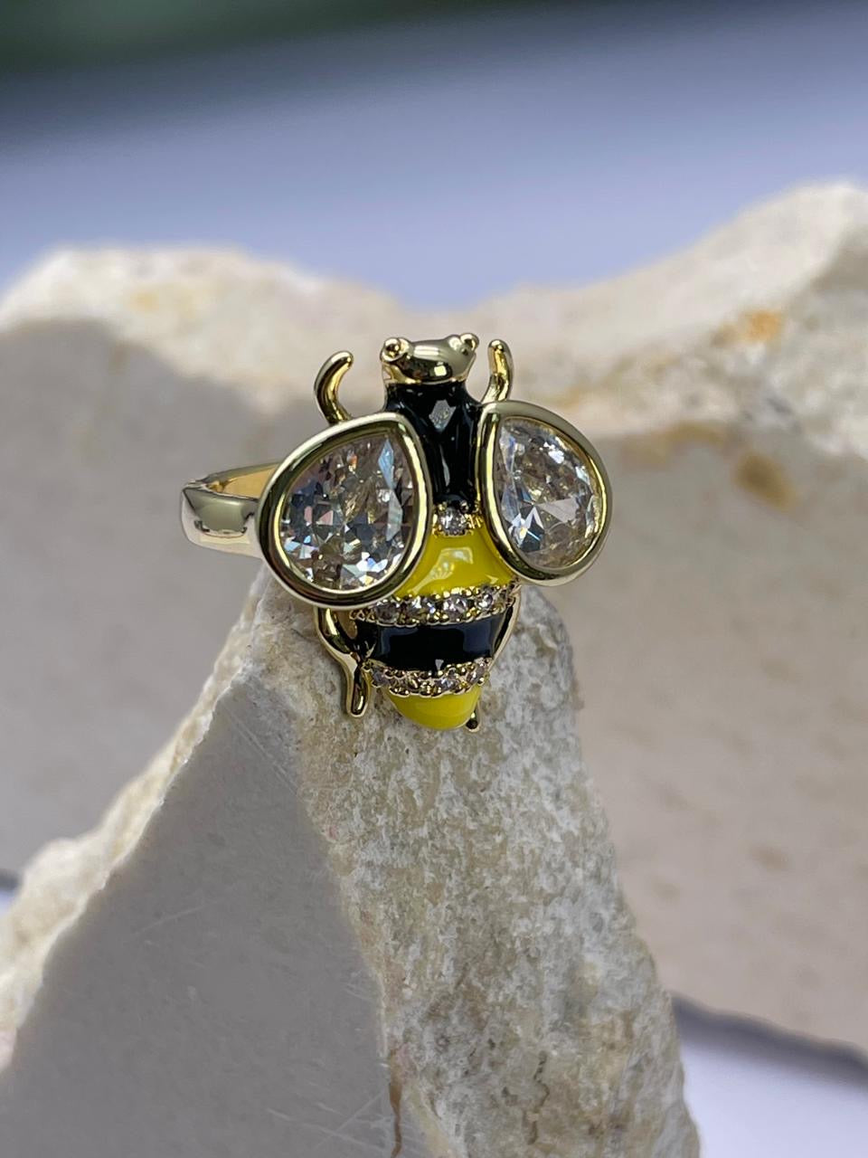 Anillo de insectos Covergold Rodinado