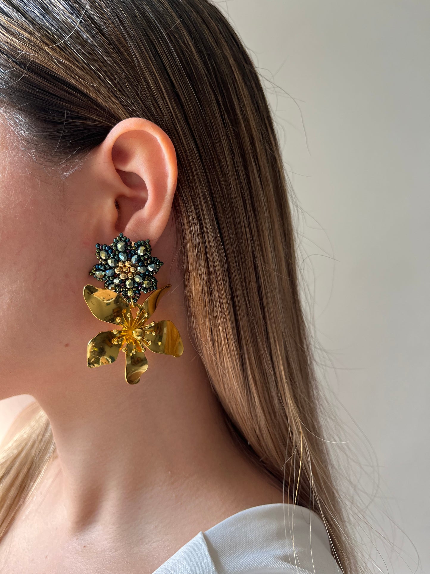 Aretes con Mostacilla