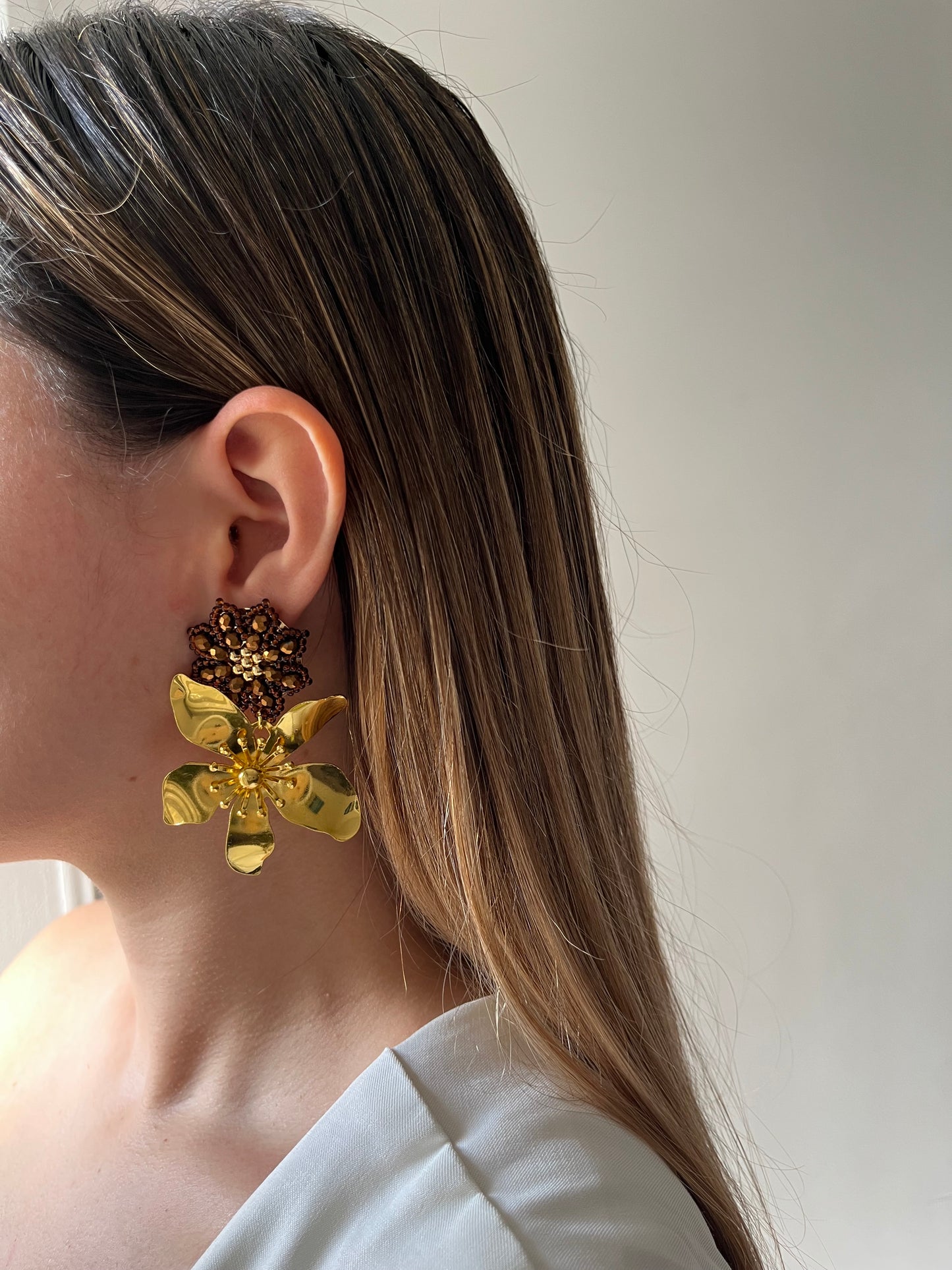 Aretes con Mostacilla