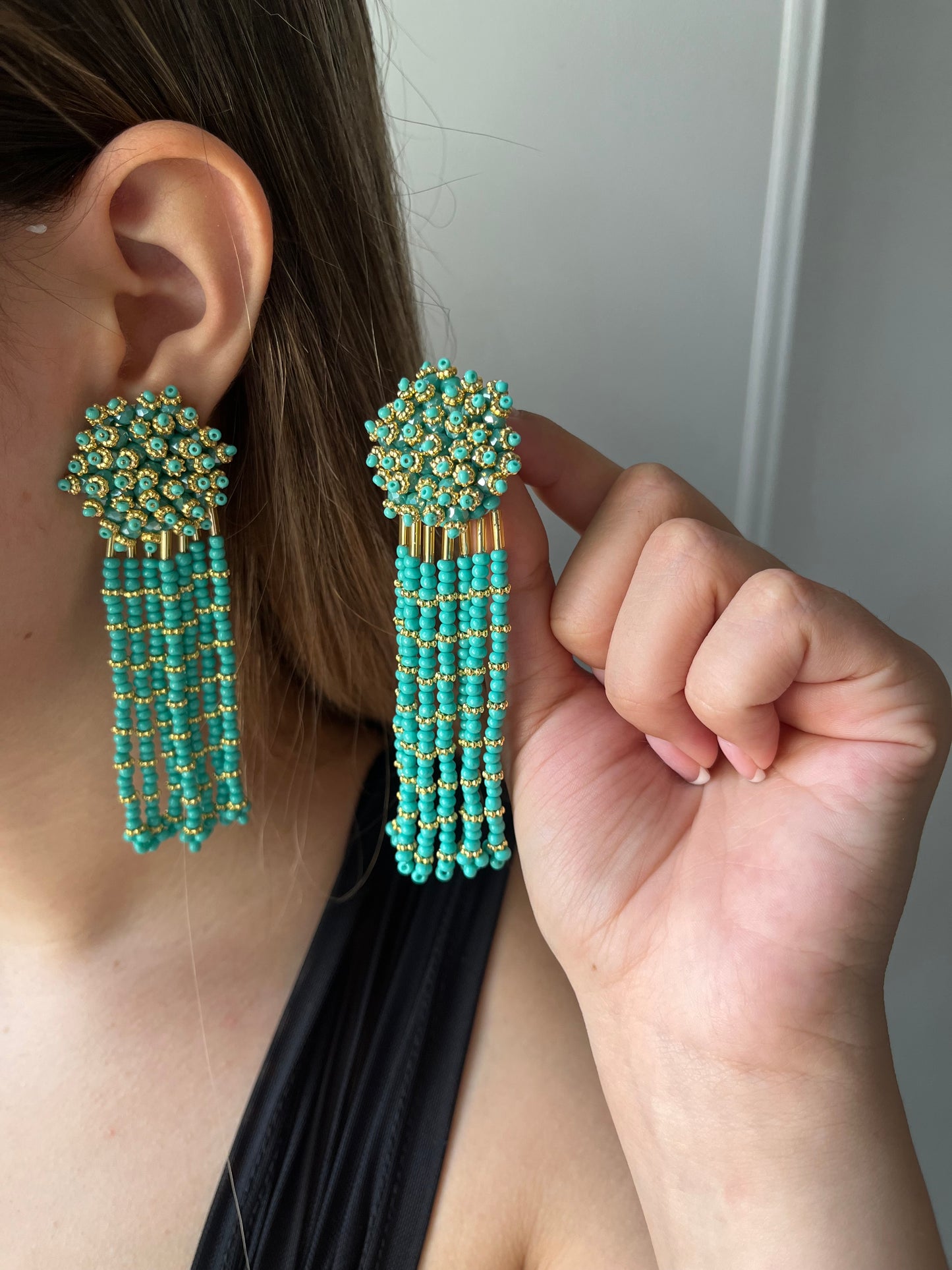 Aretes Mostacilla Bruma Ivory