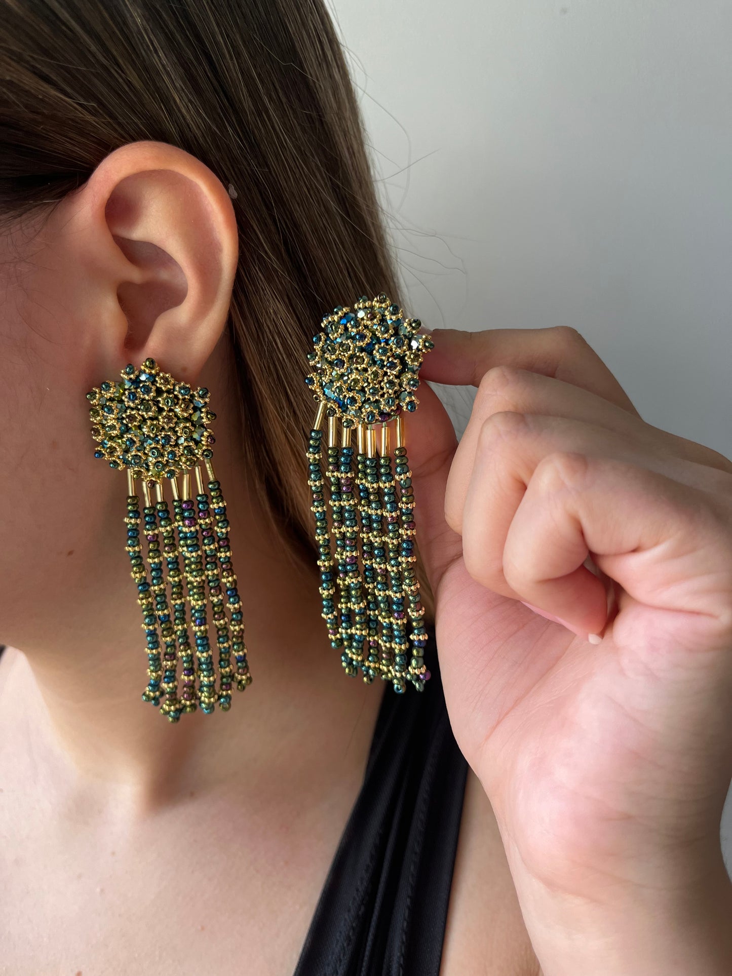 Aretes Mostacilla Bruma Ivory