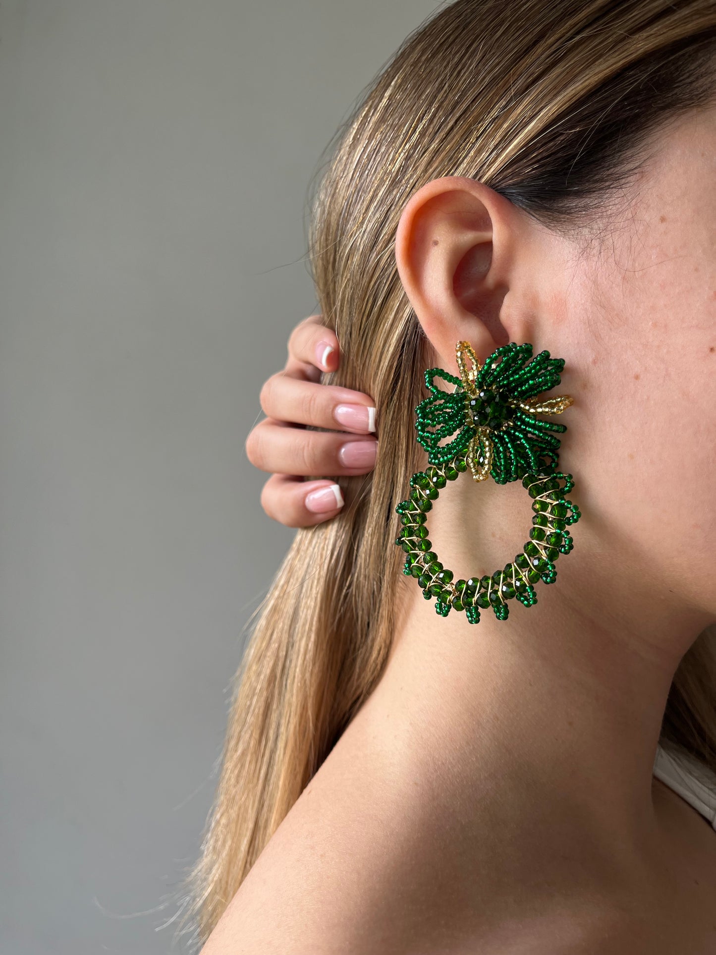 Aretes Mostacilla Aro Imperial