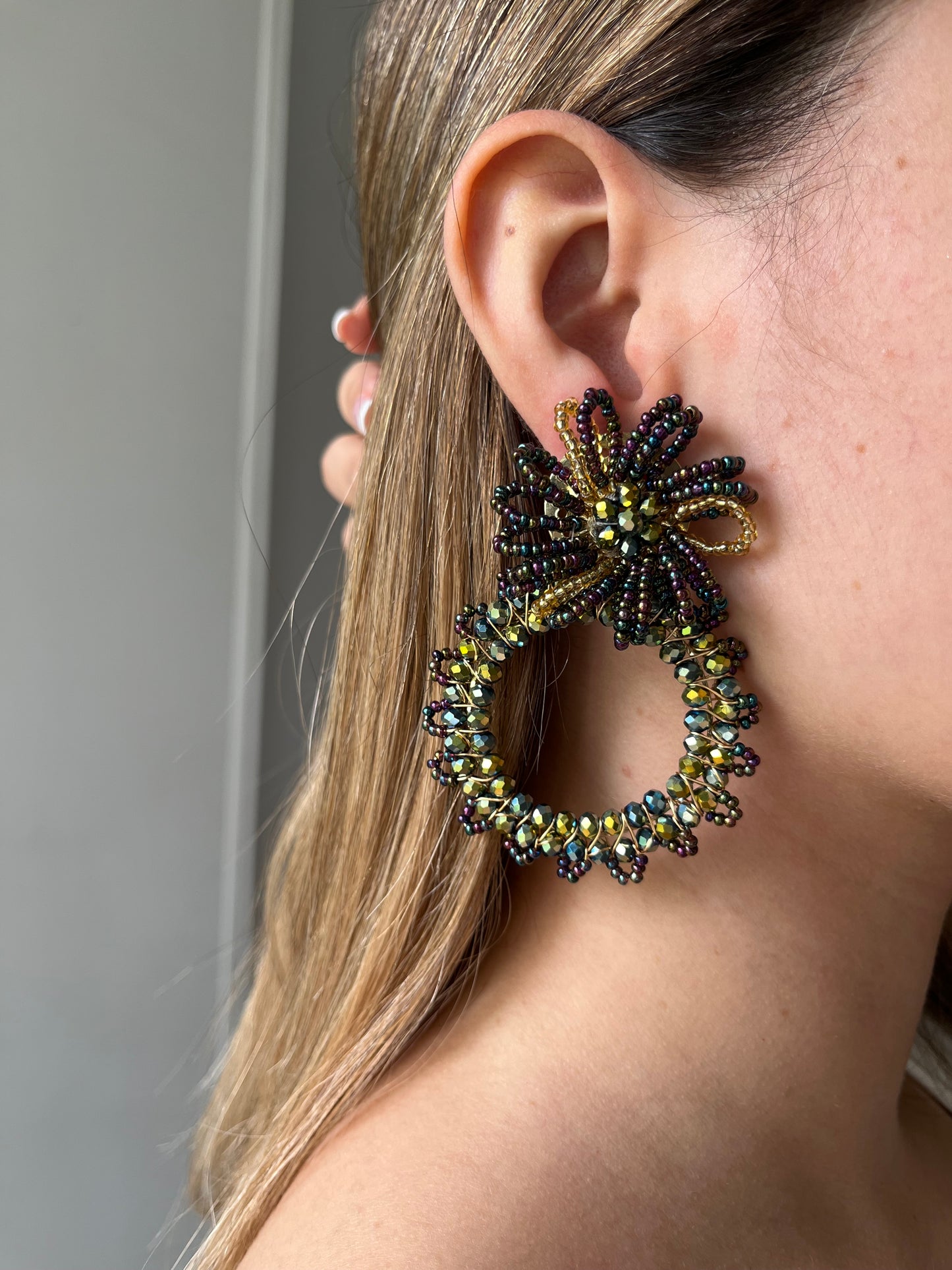 Aretes Mostacilla Aro Imperial