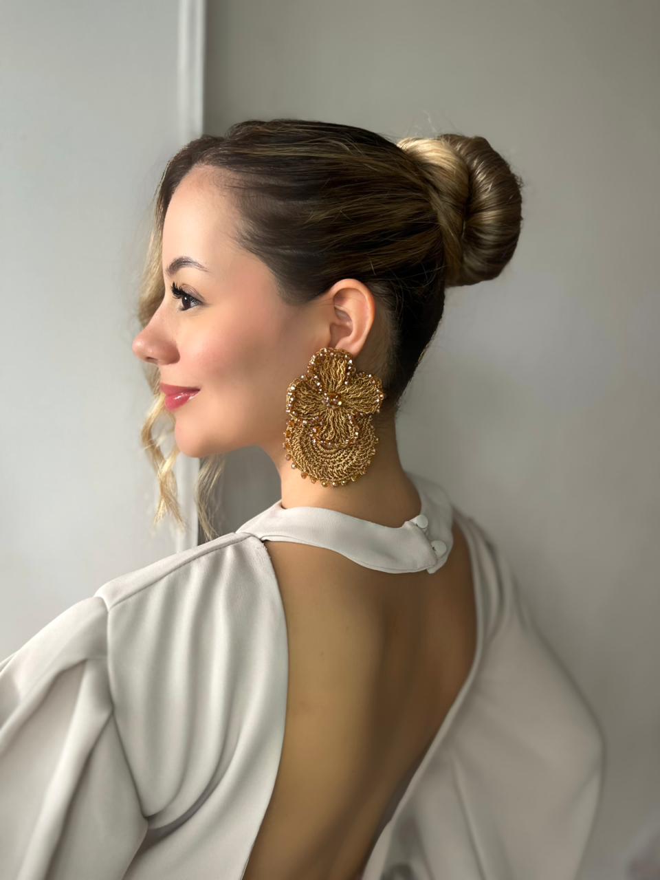 Aretes en Crochet