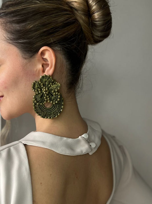 Aretes en Crochet