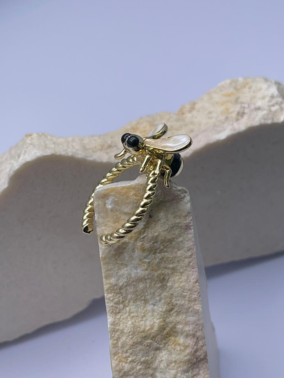 Anillo de insectos Covergold Rodinado