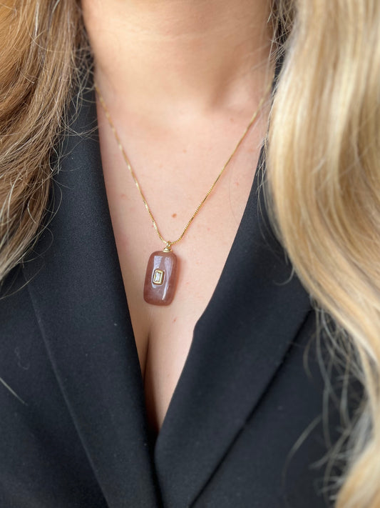 Piedra Natural Agata Roja