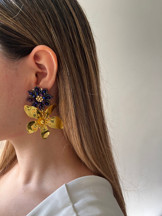 Aretes con Mostacilla