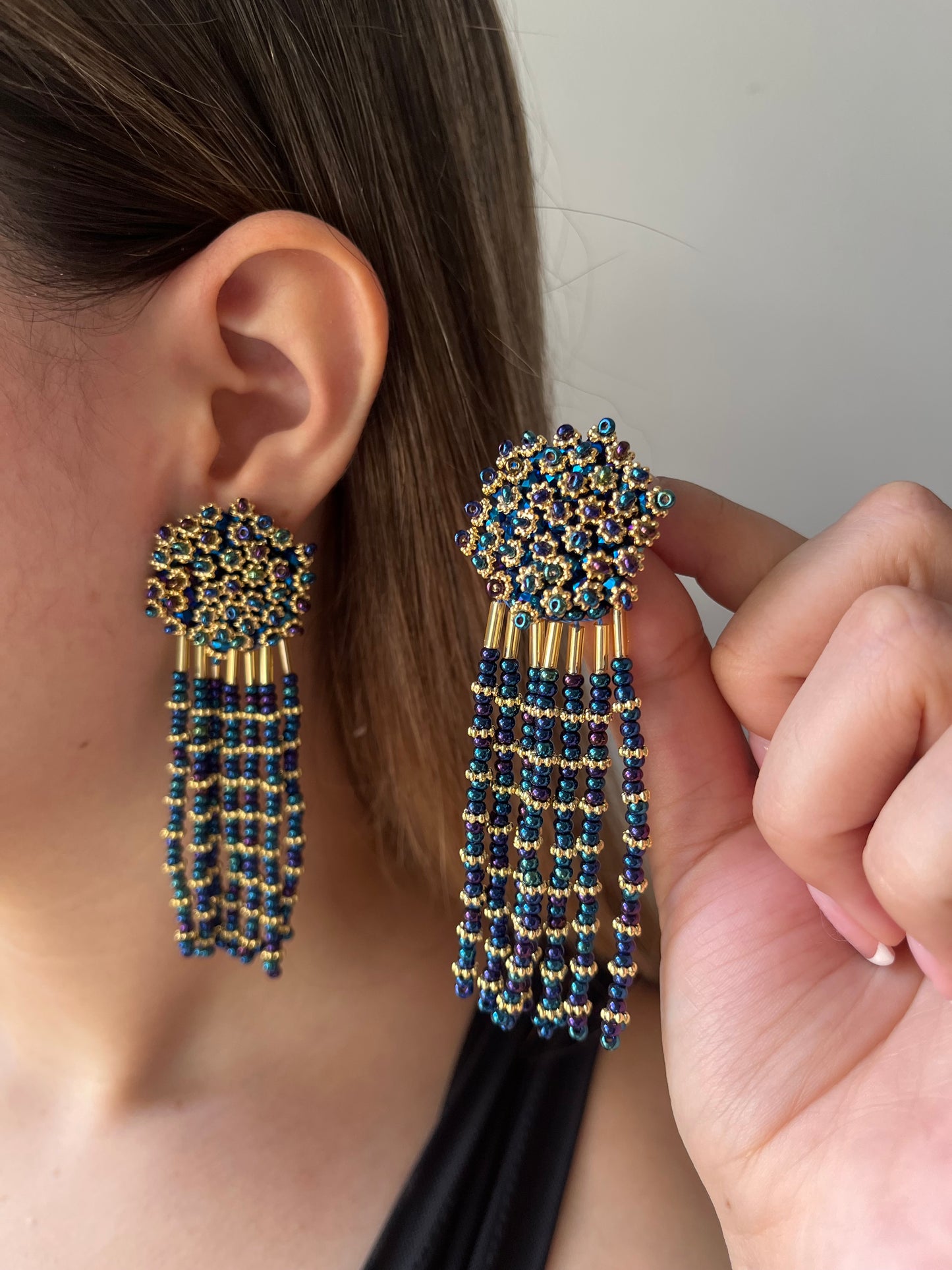 Aretes Mostacilla Bruma Ivory