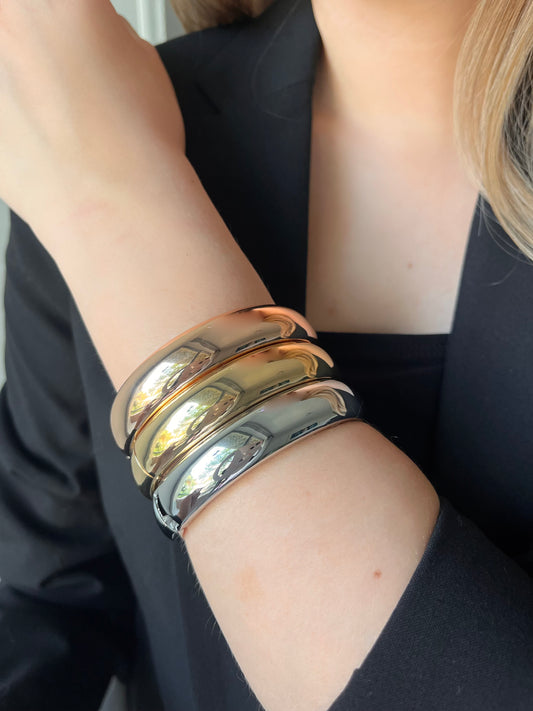 Trío de Brazalete de  Rodio