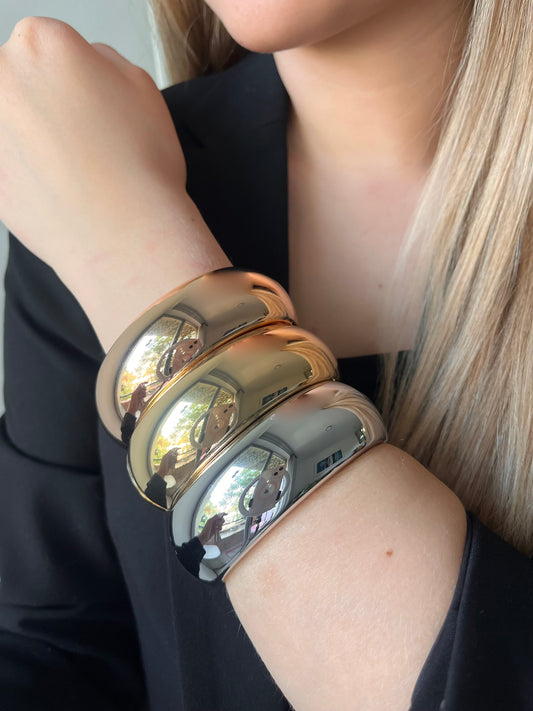 Trío de Brazalete de  Rodio