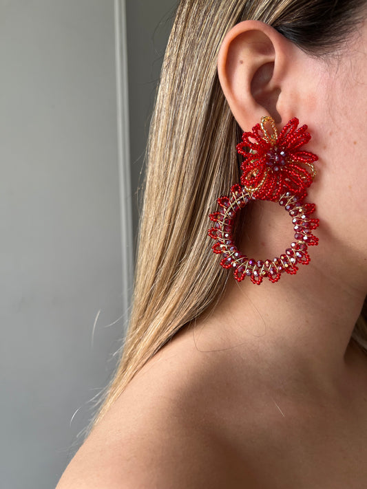 Aretes Mostacilla Aro Imperial