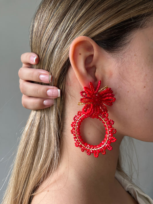 Aretes Mostacilla Aro Imperial