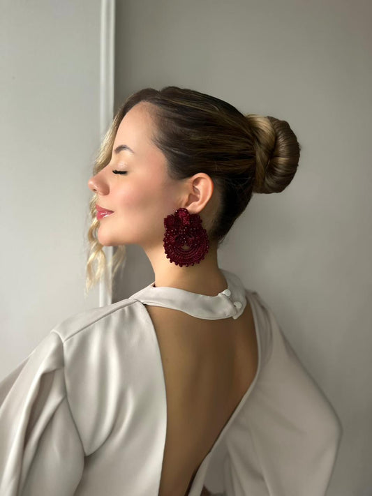 Aretes en Crochet