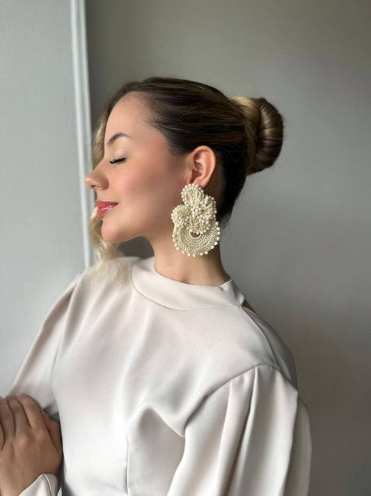 Aretes en Crochet