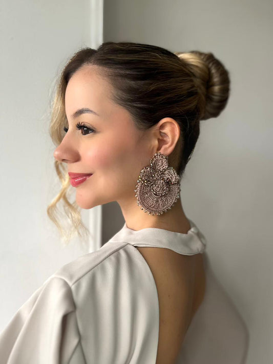 Aretes en Crochet