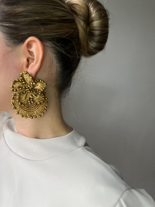 Aretes en Crochet
