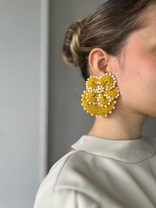 Aretes en Crochet
