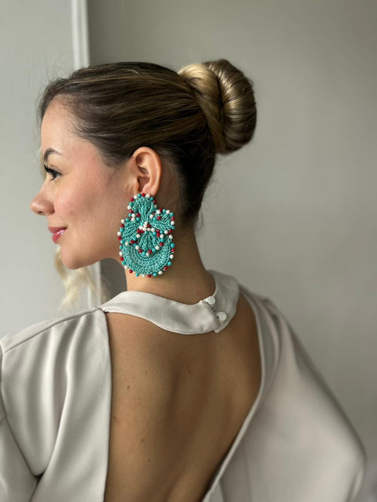 Aretes en Crochet