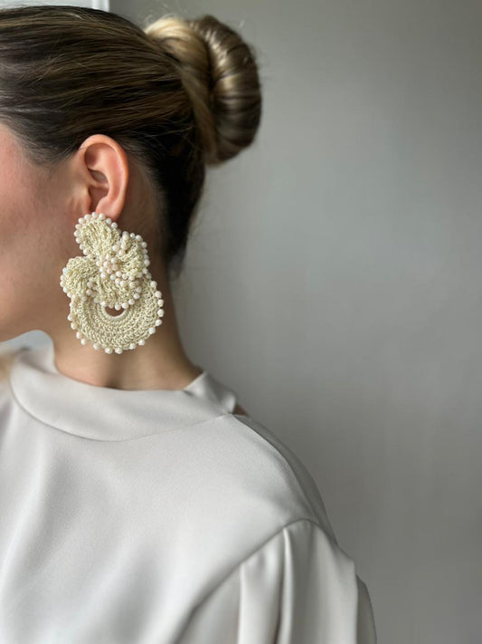Aretes en Crochet