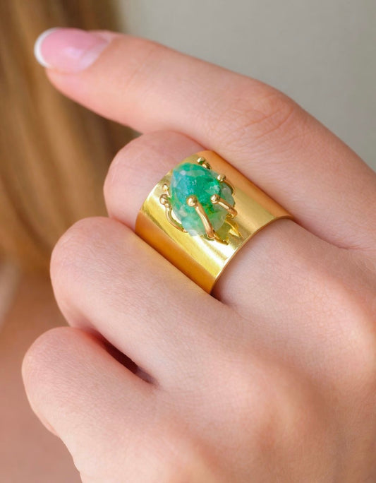 Anillo Aura Esmeralda
