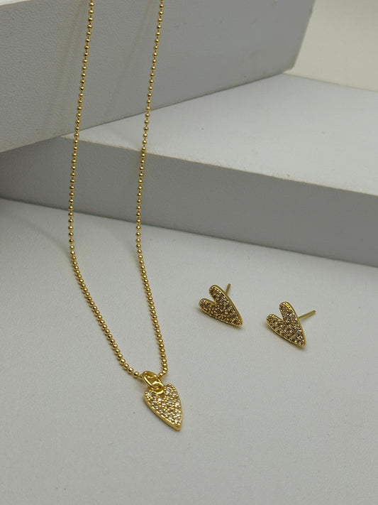 Set de Cadena  en corazon