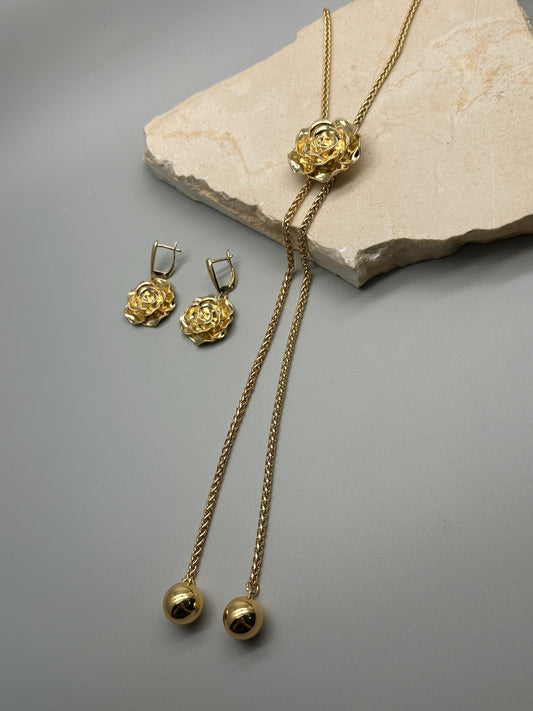 Set de Corbatín de Flor