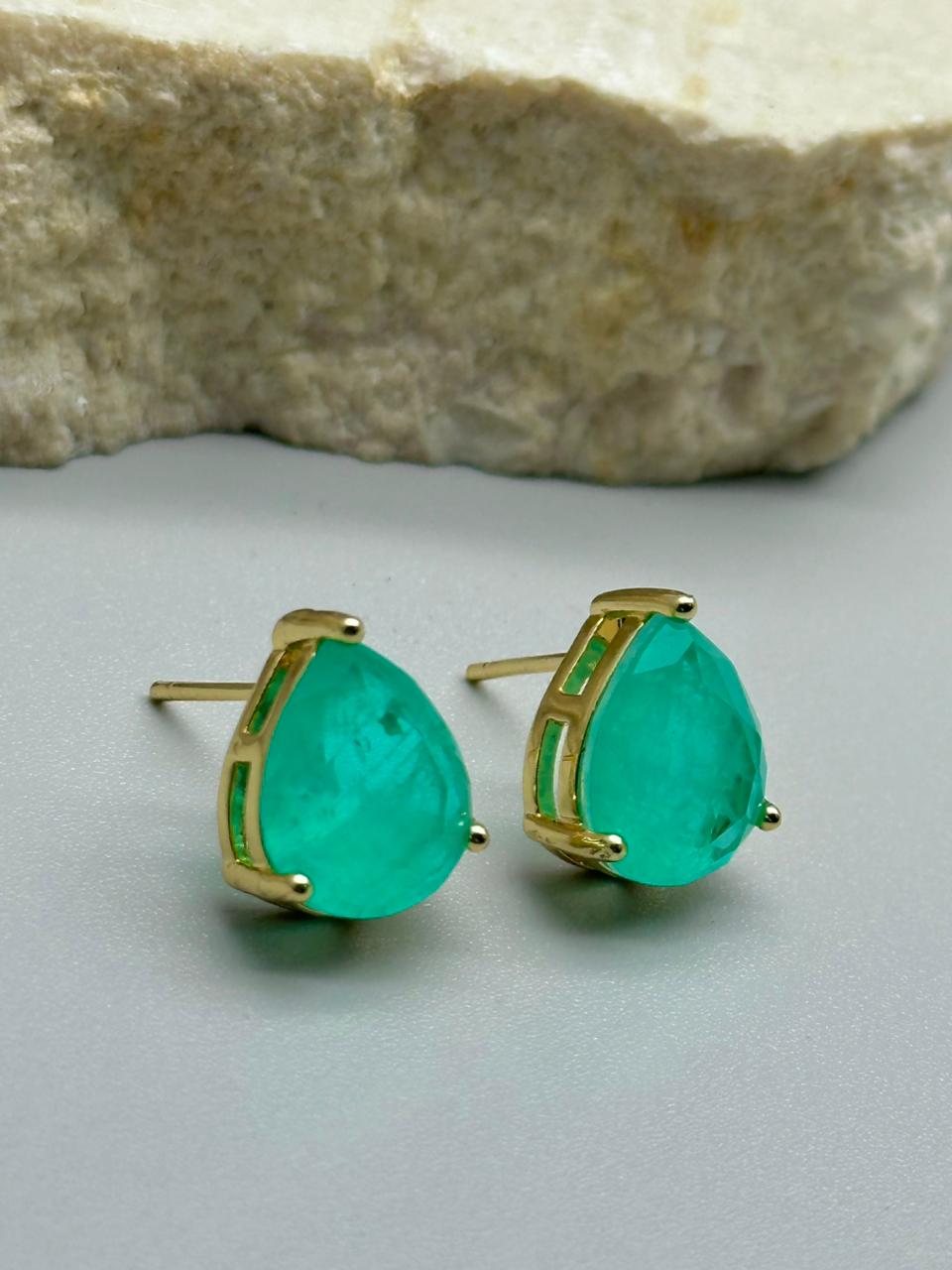 Topo gota Esmeralda 12mm